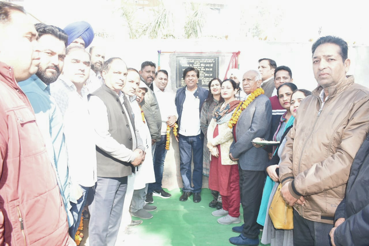 MLA Jimpa lays foundation stone of new building of School of Happiness Project